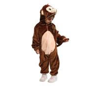Rubies Costume Scimmia della giungla per bambino e bambina, Tuta con cappuccio e coda, Ufficiale Rubies per Carnevale, Halloween, Natale e Feste