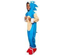 Rubie's Official Sonic The Hedgehog Oversized Child Costume Jumpsuit, Kids Fancy