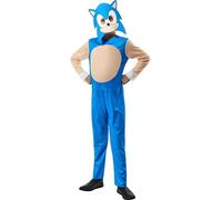 Rubies Costume Sonic The Hedgehog per bambino e bambina, Tuta e maschera, Licenza Ufficiale Sega per Carnevale, cosplay, feste e cumpleanni