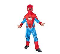 Rubies Costume Spiderman per Ragazzi, Tuta Stampata e Maschera, Marvel Ufficiale