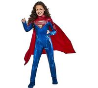 Rubies Costume Supergirl Deluxe per ragazze M (9-10 anni)