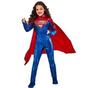 Rubies Costume Supergirl Deluxe per ragazze M (9-10 anni)