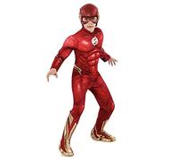 Rubies Costume The Flash Classico per Bambino, Jumpsuit stampato con copristival