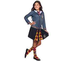 Rubie's - Costume Top e Gonna Grifondoro - Harry Potter, bambino, H-300826L, taglia L 7-8 anni Halloween