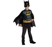 Rubies Costume Top e maschera Batman per bambino e bambina, Top e maschera, Ufficiale Marvel per Carnevale, Natale, Halloween, Cosplay