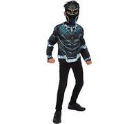 Rubies Costume Top e maschera Black Panther per bambino e bambina, Top e maschera, Ufficiale Marvel per Carnevale, Natale, Halloween, Cosplay