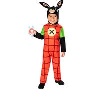 Rubies Costume ufficiale Bing Deluxe per bambini, taglia 3-4 anni