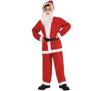 Rubies Costume ufficiale da Babbo Natale per bambini, età 9-10 anni