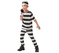 Rubies Costume Ufficiale da Prigioniero di Haunted House, per Ragazzi, Taglia S