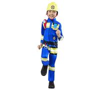 Rubie's Official Fireman Sam Childs Costume, Kids Fancy Dress, Age 2-3 Years 3-4