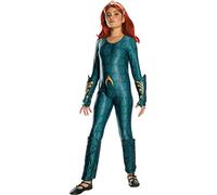 Rubies Costume ufficiale DC Aquaman The Movie, Mera Girls Deluxe - Taglia S 3-4 anni Halloween