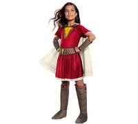 Rubie's Costume ufficiale DC Comic Shazam per bambini, Mary Supereroe Deluxe, taglia piccola età 3-4 anni, Giornata mondiale del libro