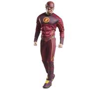 Rubie's Costume ufficiale DC Comics The Flash, costume da supereroe adulto XL