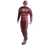 Flash Uomo Costume Supereroe Dc Comics Autorizzato Adulti Vestito