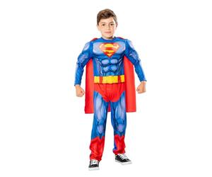 Rubie's Costume ufficiale DC Superman, costume da supereroe per bambini