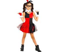Rubies Costume ufficiale DC Villain Harley Quinn per bambini, tutù, taglia S, età 3-4 anni, Halloween
