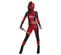 Donna Ufficiale Deadpool Fumetto Marvel Supereroe Sexy Costume