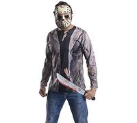 Rubie's, costume ufficiale di Jason Voorhees del film Venerdì 13, kit da adulto, taglia unica