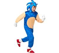 Rubie's Tuta ufficiale Sonic The Hedgehog, per adulti, per travestimento da adul