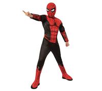 Rubie's Costume ufficiale di Spider-Man No Way Home, per bambini, lussuoso, colore: rosso e nero, costume a tema supereroi per bambini, XL età 9-10 anni