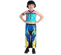 Rubies Costume ufficiale di Zoey delle Huntrix delle Guerriere K-Pop. TAGLIA M