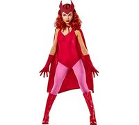 Costume Di Halloween Ufficiale Da Donna Wanda Scarlet Witch Rosa Marvel Comics