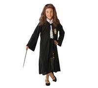 Autorizzato Bambini Hermione From Harry Potter Vestaglia Wand & Parrucca Kit