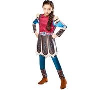 Rubies Costume ufficiale How to Train Your Dragon, tuta da battaglia Astrid, per bambini, taglia 5-6 anni per Halloween