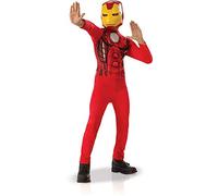 Rubie's - Costume ufficiale - Iron Man Avengers, bambino, I-640921L, Taglia L 7-8 anni