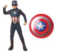 Rubies costume ufficiale Marvel Avengers Endgame Captian America per bambini, co