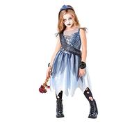 Rubie's, costume ufficiale Miss Halloween, sposa gotica, regina, Halloween, taglia M, età 5-6 anni