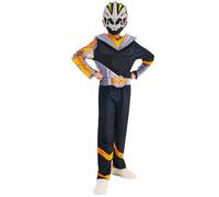 Rubies Costume ufficiale Power Rangers Cosmic Fury Black Ranger per bambini, taglia 7-8