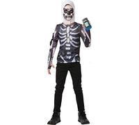 Rubie's Costume ufficiale Skull Trooper e accessorio per panoplia, 155118XXL, nero, 11-12 anni