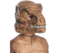 Rubie's Jurassic World Fallen Kingdom Maschera da dinosauro Tirannosauro Rex con mascella mobile, taglia unica