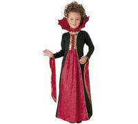 Rubies Costume Vampiressa Gotica Rossa Elegante Vampiro Halloween per Bambina