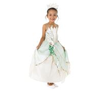 Rubies Costume Vestito Da Principessa Tiana Disney Per Bambine Carnevale 883858