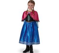 Rubie's Costume Vestito Disney Anna Deluxe Frozen Bambine 5-6 Anni Carnevale