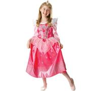 Rubie's Costume Vestito Disney Aurora Glitterato Per Bambine Carnevale 880032
