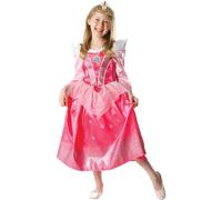 Rubie's Costume Vestito Disney Aurora Glitterato Per Bambine Carnevale 880032