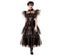 Abito Da Donna Rave’n Di Mercoledì Addams Family Halloween Costume