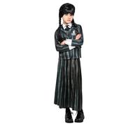 COSTUME MERCOLEDI' ADDAMS DIVISA SCOLASTICA TG S 7-8 ANNI