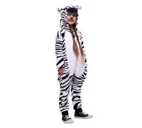 Rubies Costume Zebra per bambino e bambina, Tuta con cappuccio e coda, Ufficiale Rubies per Carnevale, Halloween, Feste e Natale