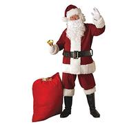 Rubies Crimson Regency Plush Santa Suit Adult Costume X-Large