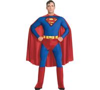 Rubies DC Comics - Costume classico da Superman, per adulti Blue,red L