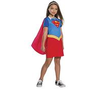 Rubies DC Comics - Costume da Supergirl ufficiale per bambina, 5 - 6 anni 630987-M)