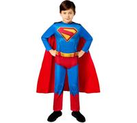 Rubies - DC Comics ufficiale - Costume Superman per bambini - Taglia 7-8 anni