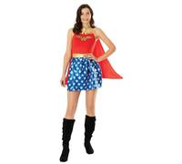 Wonder Woman Costume Donna Supereroe Dc Comics Ufficiale Costume Adulti