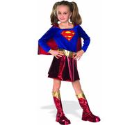 Rubie's Deluxe Bambini Super Girl Costume Eroe Dc Comics Capo Halloween 882314
