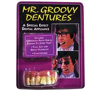 Rubies - Denti falsi Mr Groovy, accessorio per costume di Halloween, Halloween