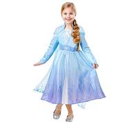 Rubie's- Disfraz Elsa Travel Frozen2 Deluxe Disney Frozen Costume, Multicolore, L, 300506-L